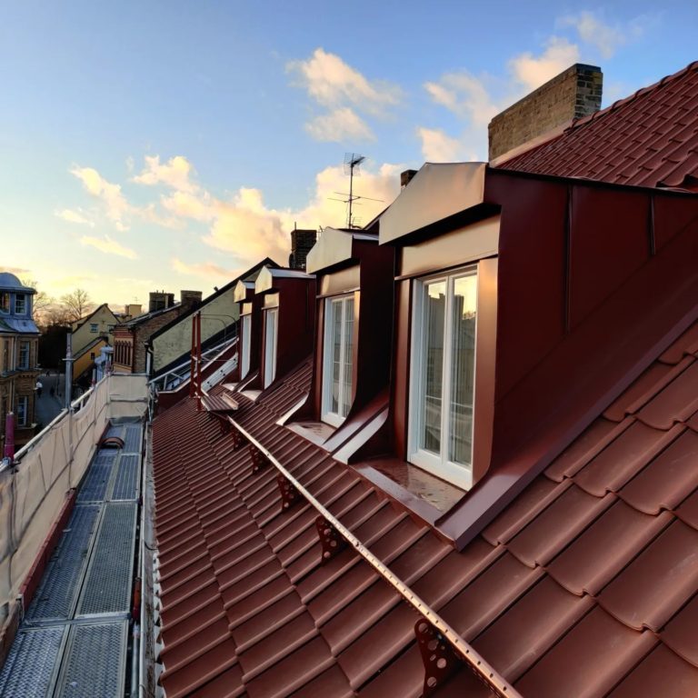 Takläggning i Malmö, Skåne